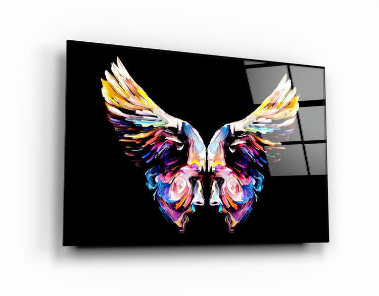 ・"Angel Faces"・Glass Wall Art | Artdesigna Glass Printing Wall Arts.