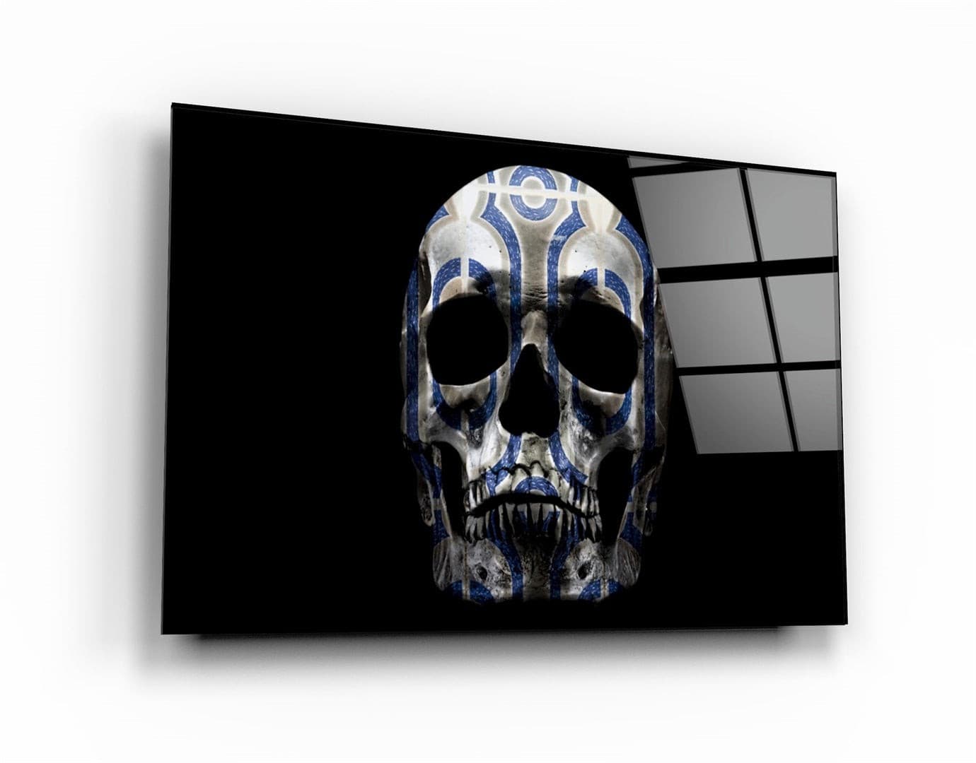 ・"Design Skull"・Glass Wall Art | Artdesigna Glass Printing Wall Arts.