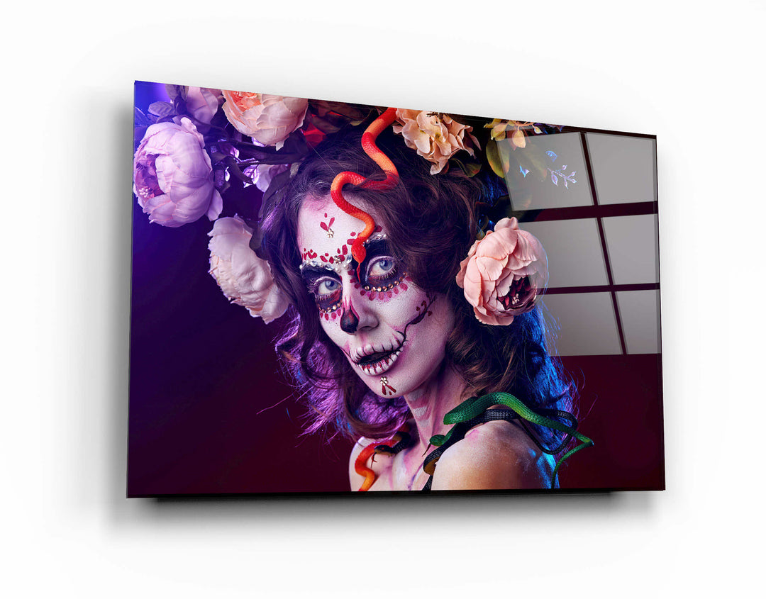 ・"Hallowen"・Glass Wall Art