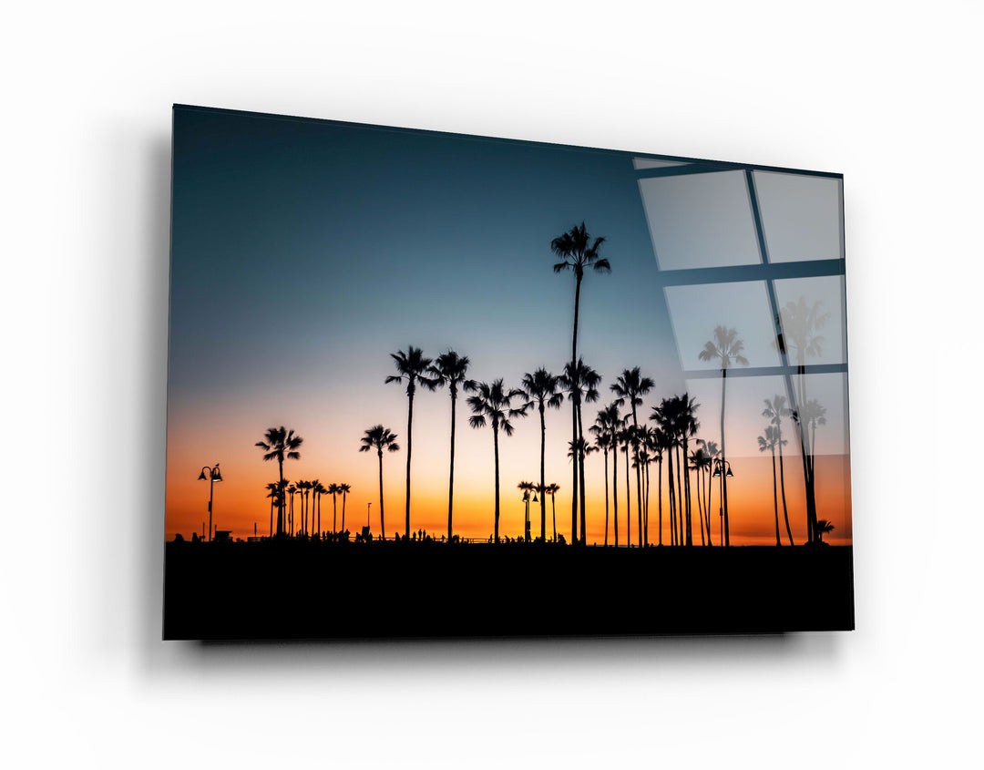 ・"Venice Beach - LA"・Glass Wall Art