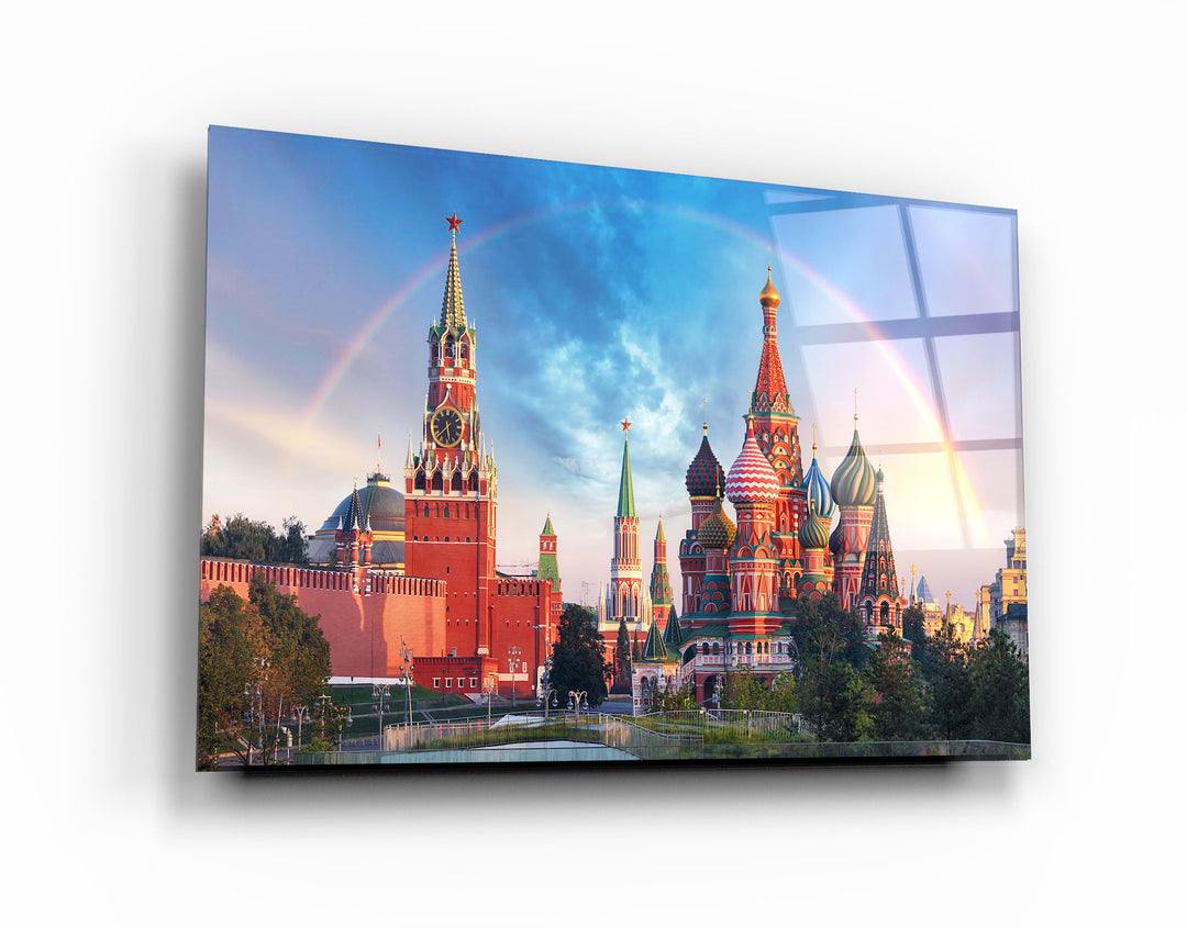 ・"Moscow - Russia"・Glass Wall Art