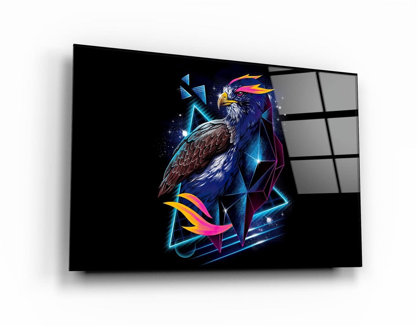 ・"Falcon Neo"・Glass Wall Art | Artdesigna Glass Printing Wall Arts.