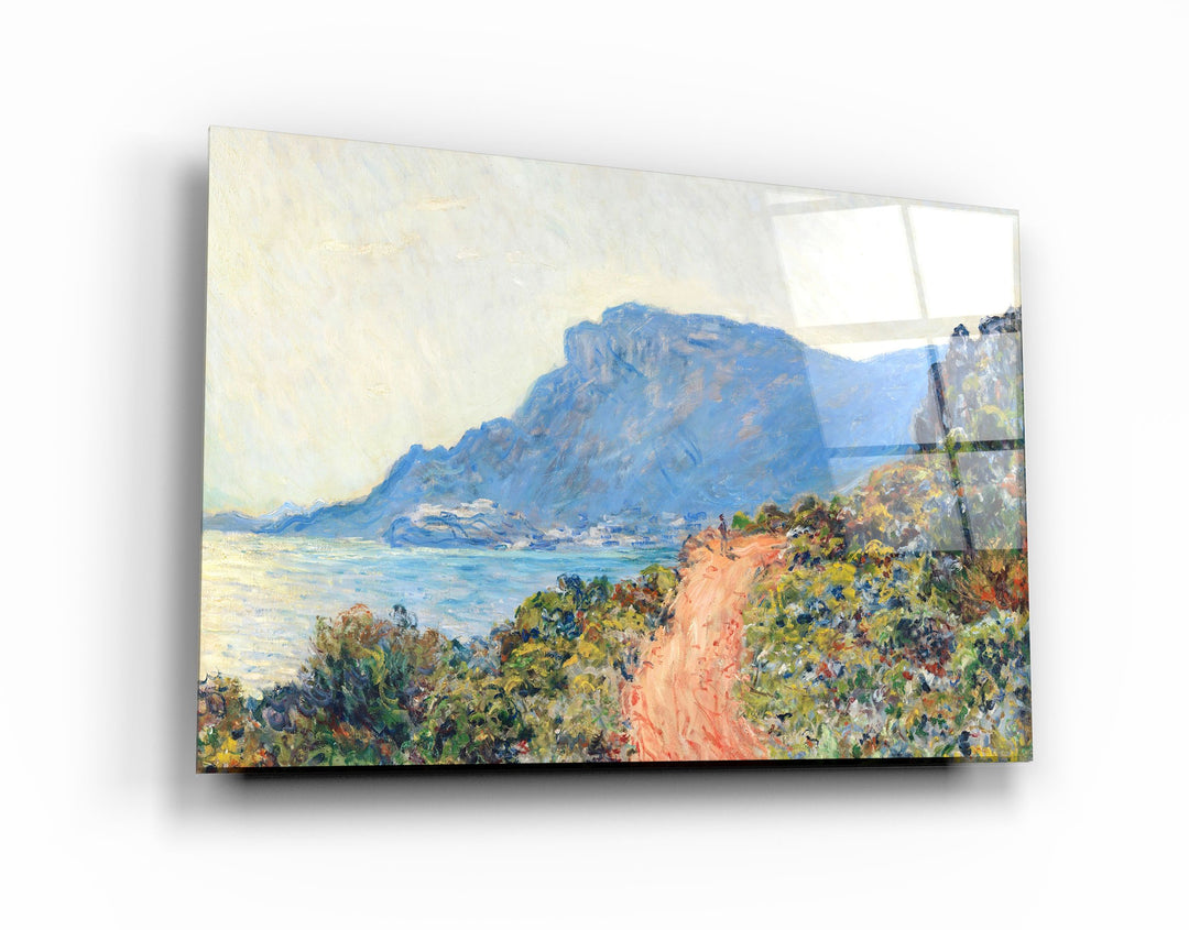 ・"Claude Monet The Corniche Landscape Painting (1884)"・Glass Wall Art | Artdesigna Glass Printing Wall Arts.