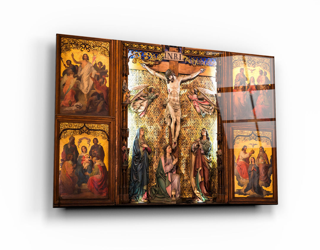 ・"Jesus"・Glass Wall Art | Artdesigna Glass Printing Wall Arts.