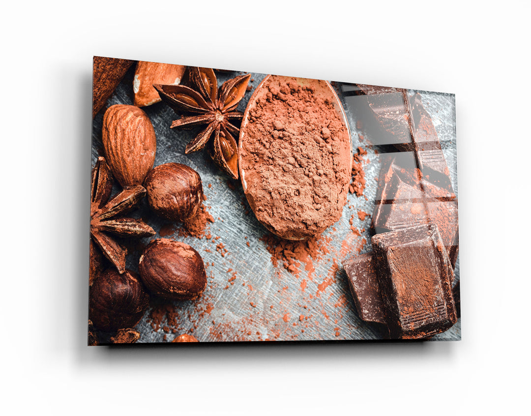 ・"Almond And Chocolate"・Glass Wall Art | Artdesigna Glass Printing Wall Arts.