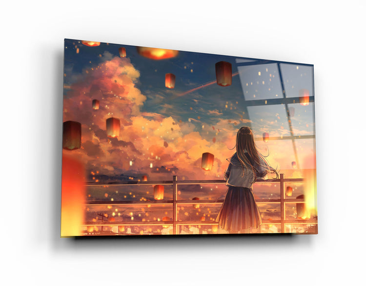 ・"The Last Wishes"・Glass Wall Art | Artdesigna Glass Printing Wall Arts.