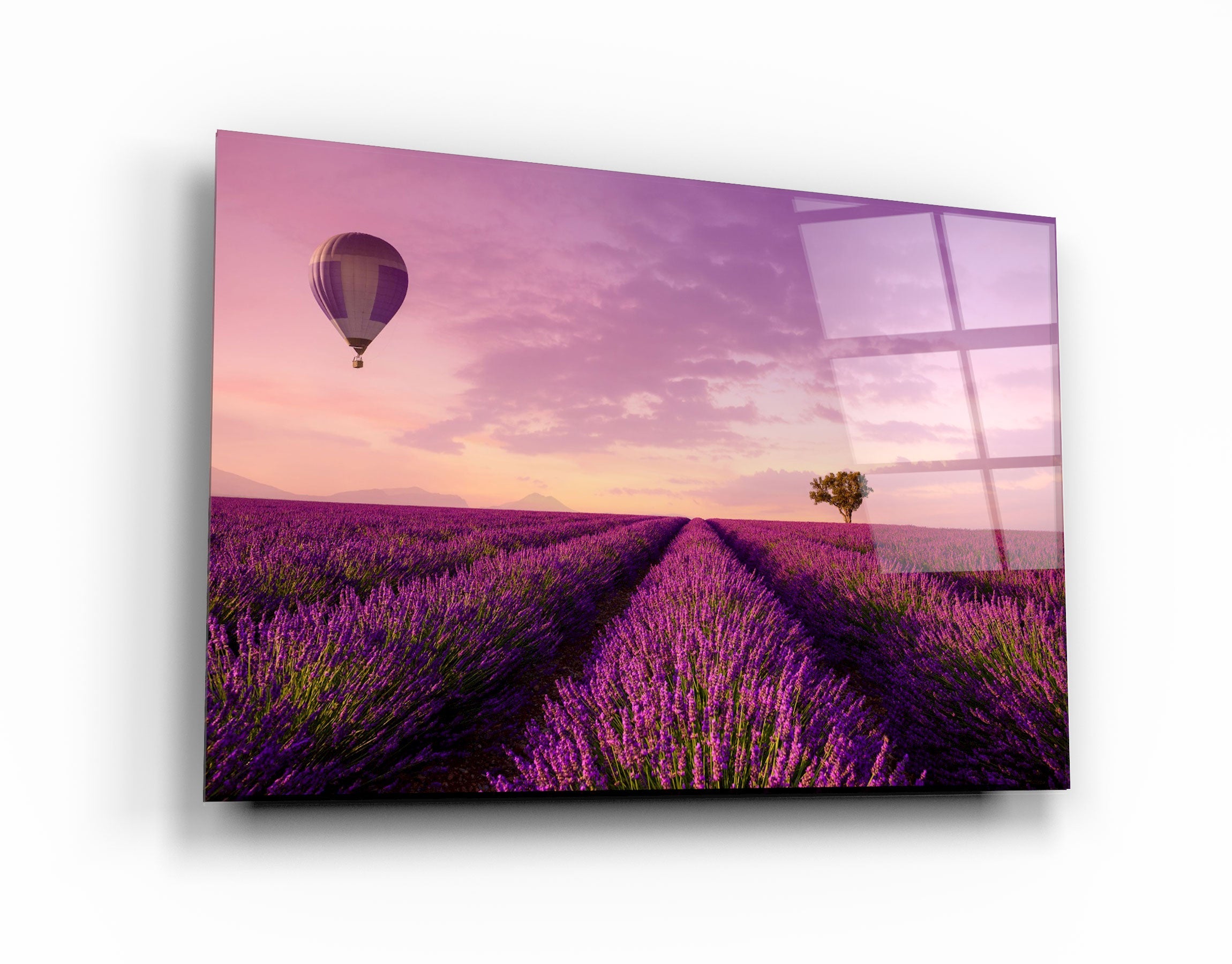 ・"Purple Sky"・Glass Wall Art | Artdesigna Glass Printing Wall Arts.