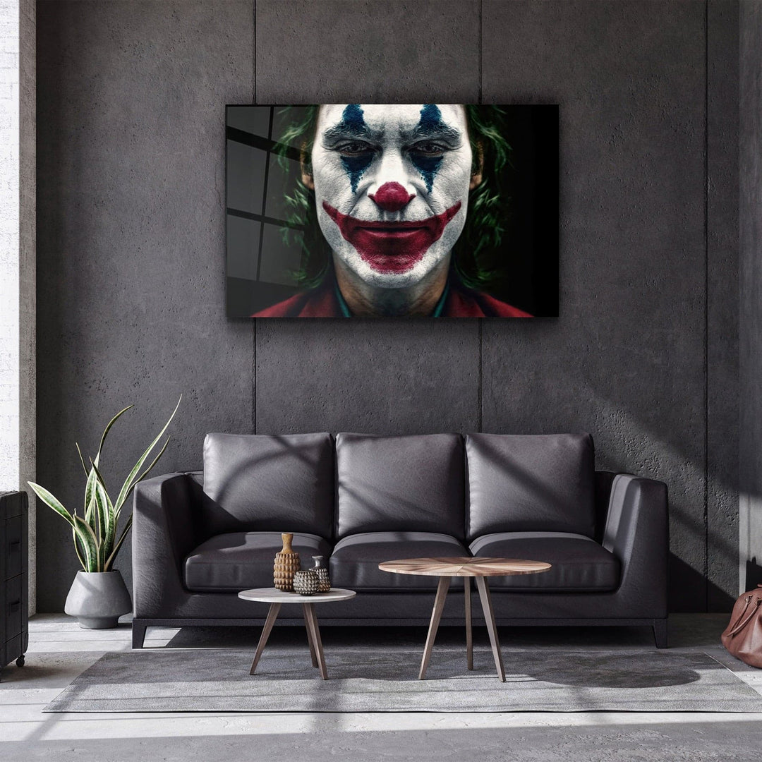 ・"Joker - Smile"・Glass Wall Art | Artdesigna Glass Printing Wall Arts.