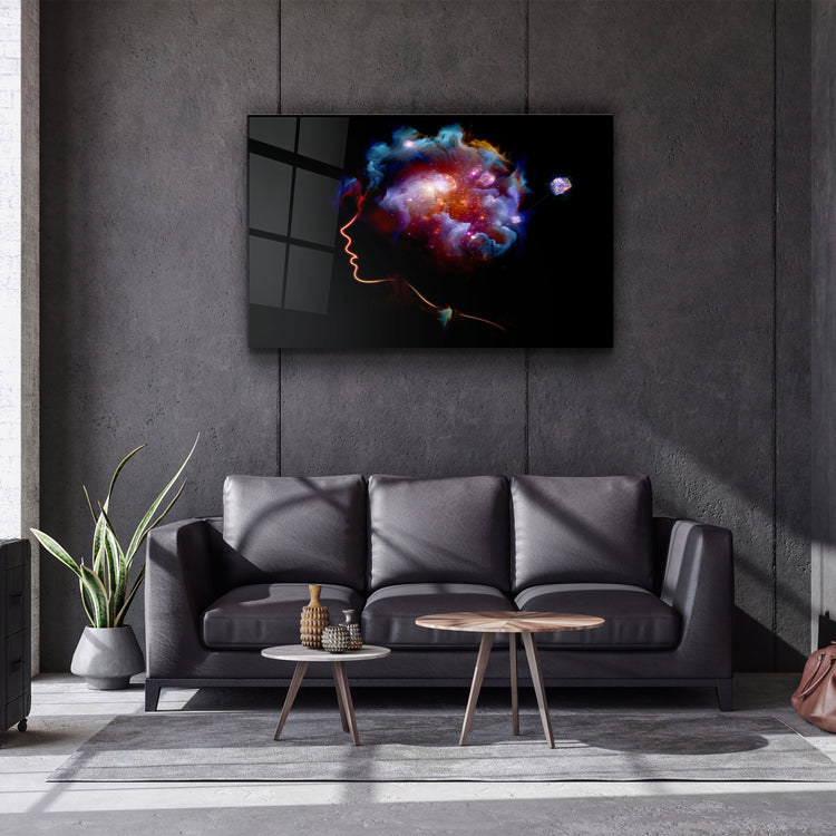 ・"Space in Mind"・Glass Wall Art | Artdesigna Glass Printing Wall Arts.