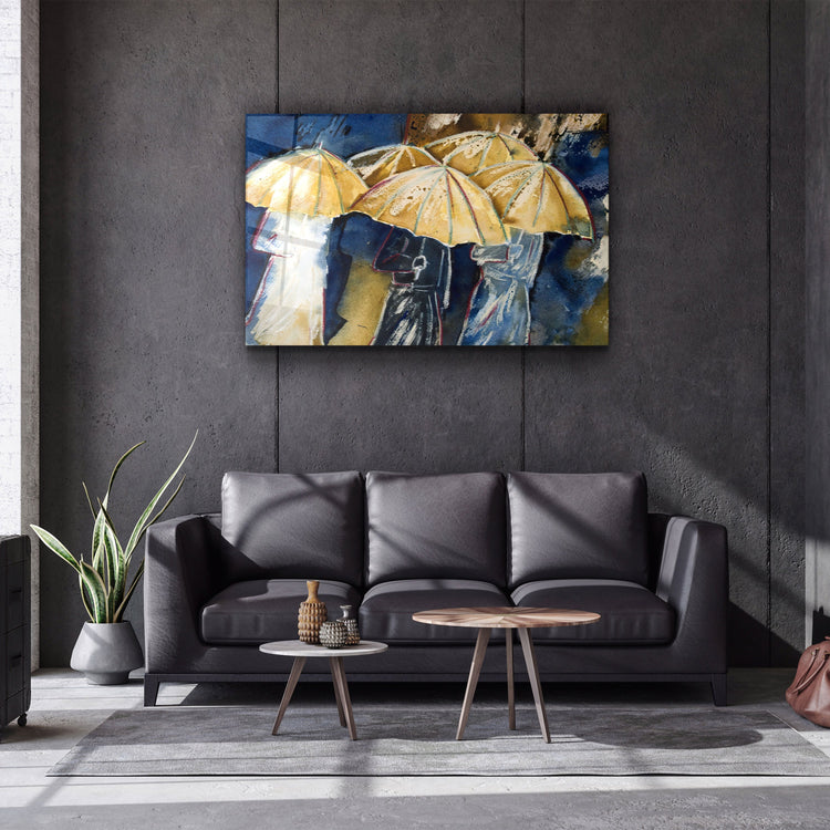 ・"Rainy Day"・Glass Wall Art | Artdesigna Glass Printing Wall Arts.