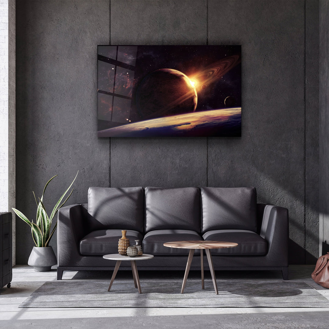 ・"Melodic Universe"・Glass Wall Art | Artdesigna Glass Printing Wall Arts.