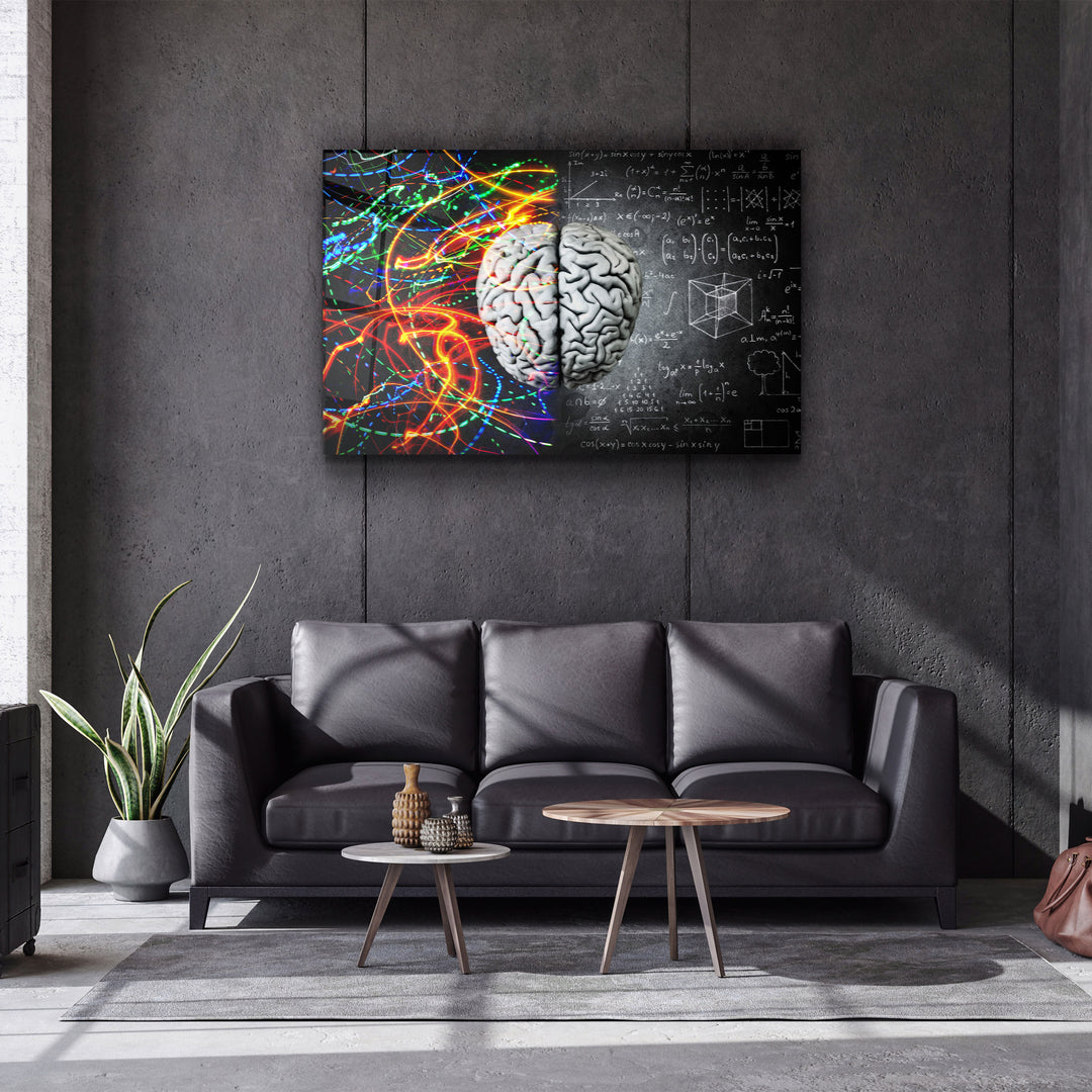 ・"Logic Background"・Glass Wall Art | Artdesigna Glass Printing Wall Arts.