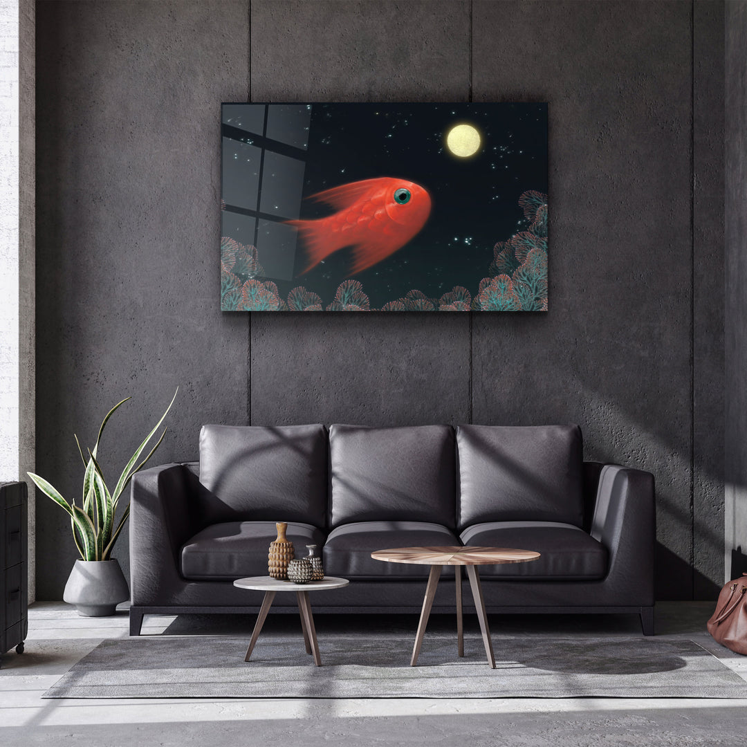 ・"Aquarium Fish"・Glass Wall Art | Artdesigna Glass Printing Wall Arts.