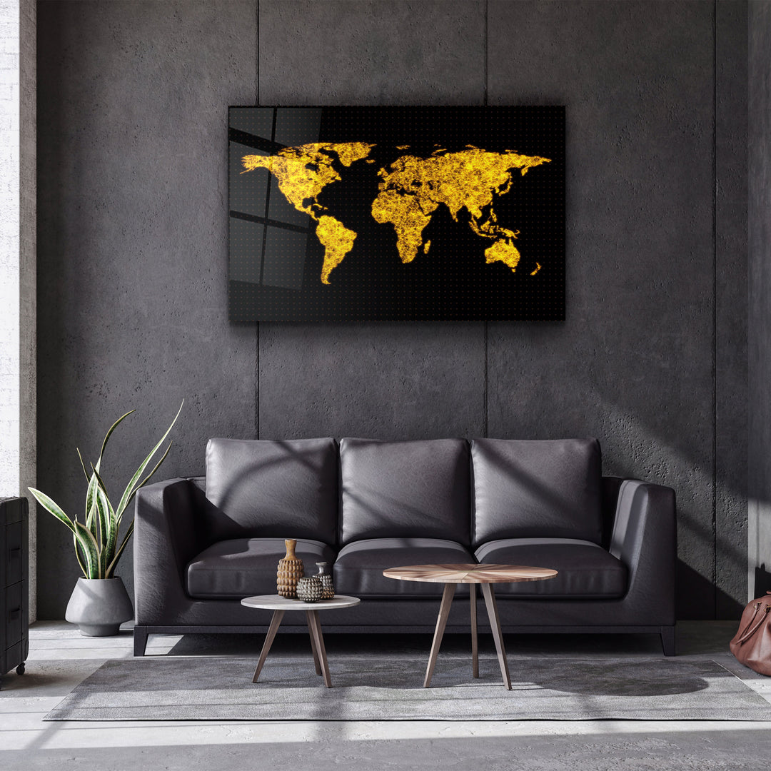 ・"The Network Of The World"・Glass Wall Art | Artdesigna Glass Printing Wall Arts.