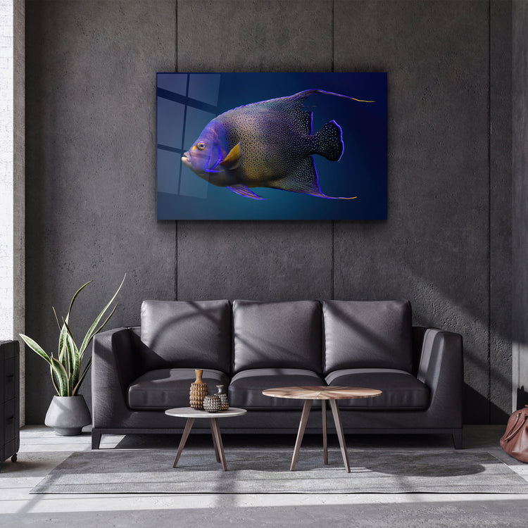 ・"Exotic Fish"・GLASS WALL ART | Artdesigna Glass Printing Wall Arts.