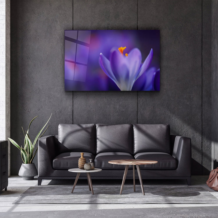 ・"Flower"・Glass Wall Art | Artdesigna Glass Printing Wall Arts.