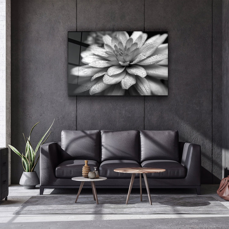 ・"Flower"・Glass Wall Art | Artdesigna Glass Printing Wall Arts.