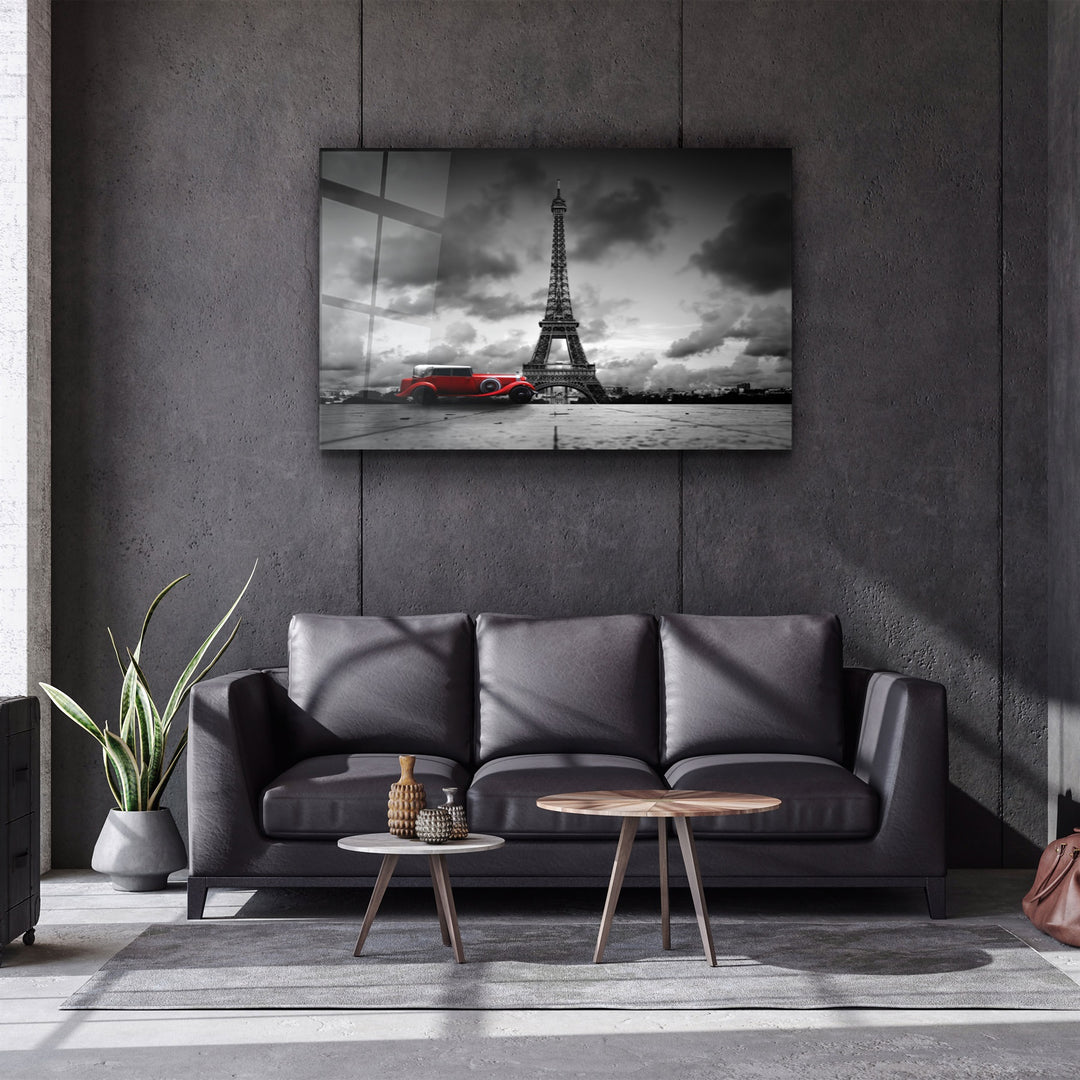 ・"Eiffel Tower"・Glass Wall Art | Artdesigna Glass Printing Wall Arts.