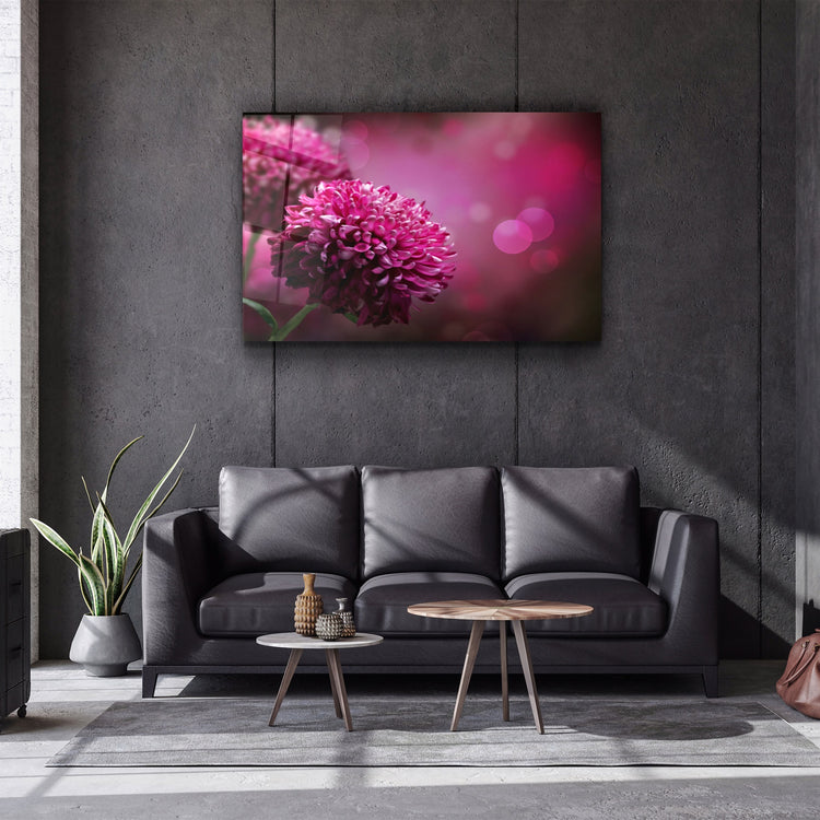 ・"Flower"・Glass Wall Art | Artdesigna Glass Printing Wall Arts.