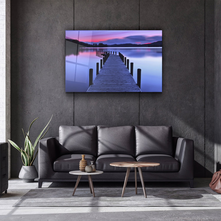 ・"Pier 6"・Glass Wall Art | Artdesigna Glass Printing Wall Arts.