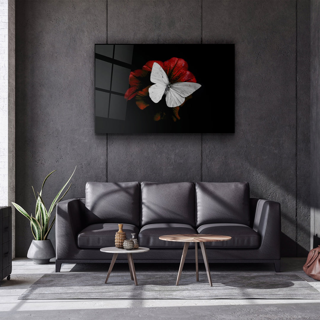 ・"Butterfly 3"・Glass Wall Art | Artdesigna Glass Printing Wall Arts.