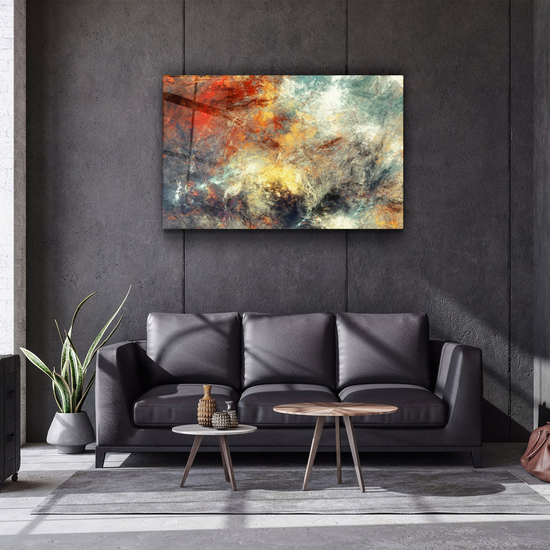 ・"Sand Storm"・Glass Wall Art | Artdesigna Glass Printing Wall Arts.