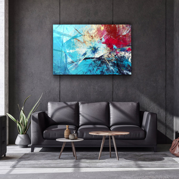 ・"Sea Reflection"・Glass Wall Art | Artdesigna Glass Printing Wall Arts.