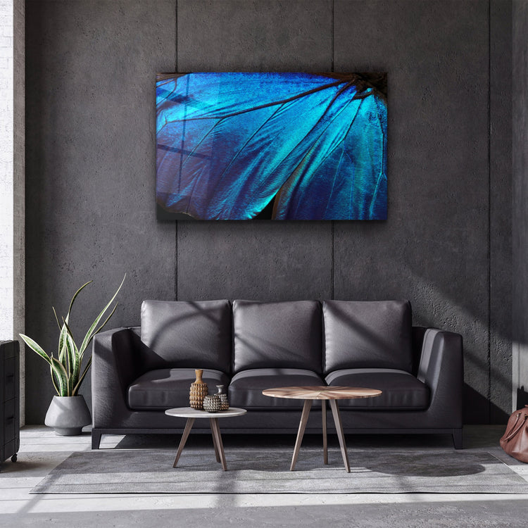 ・"Butterfly Wing"・Glass Wall Art | Artdesigna Glass Printing Wall Arts.