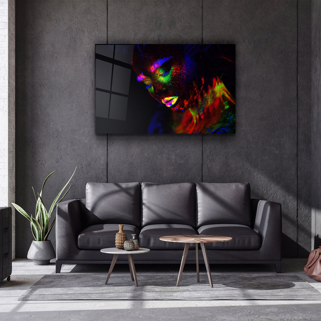 ・"Glowing in the Dark"・Glass Wall Art | Artdesigna Glass Printing Wall Arts.