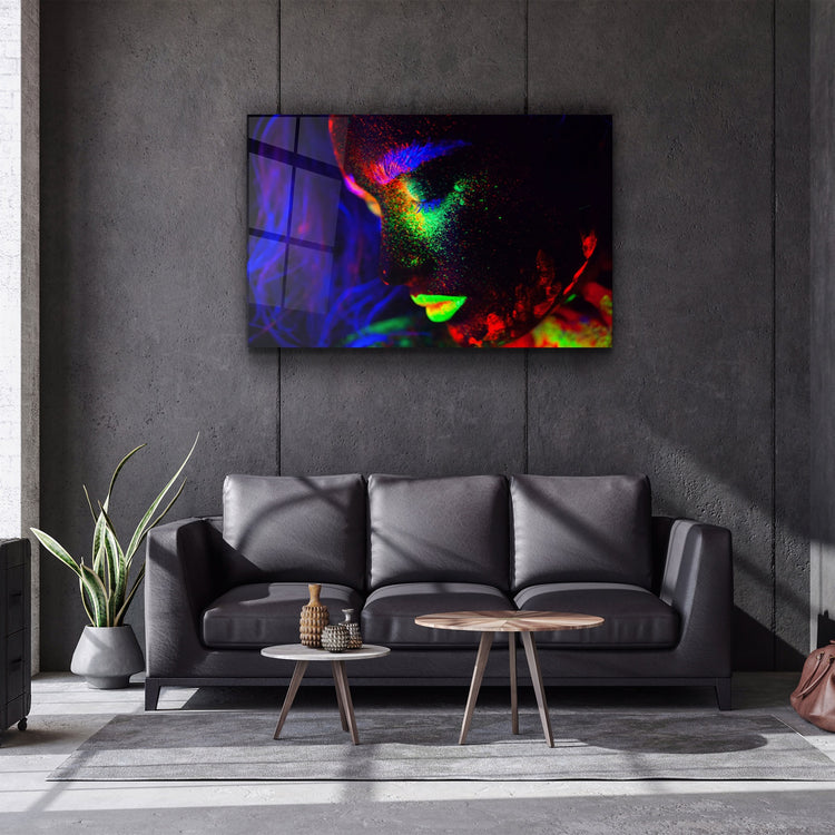 ・"Glowing in the Dark"・Glass Wall Art | Artdesigna Glass Printing Wall Arts.