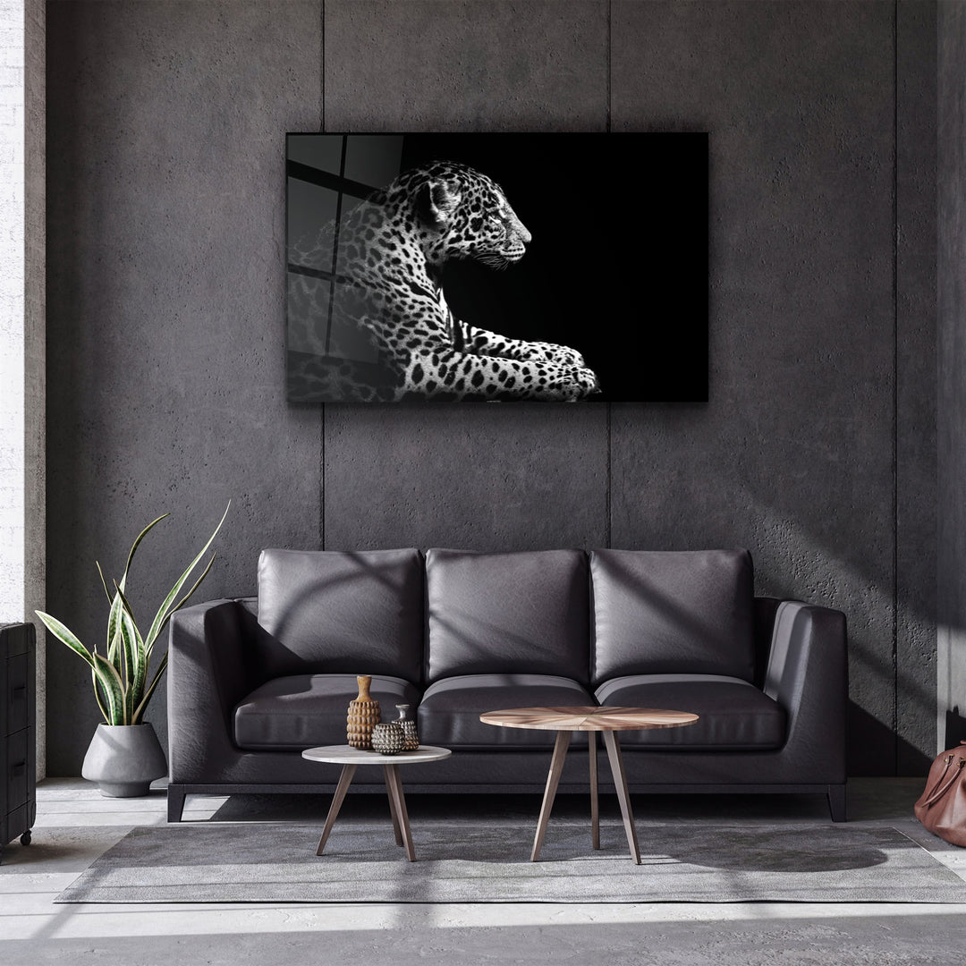 ・"Leopard"・Glass Wall Art | Artdesigna Glass Printing Wall Arts.