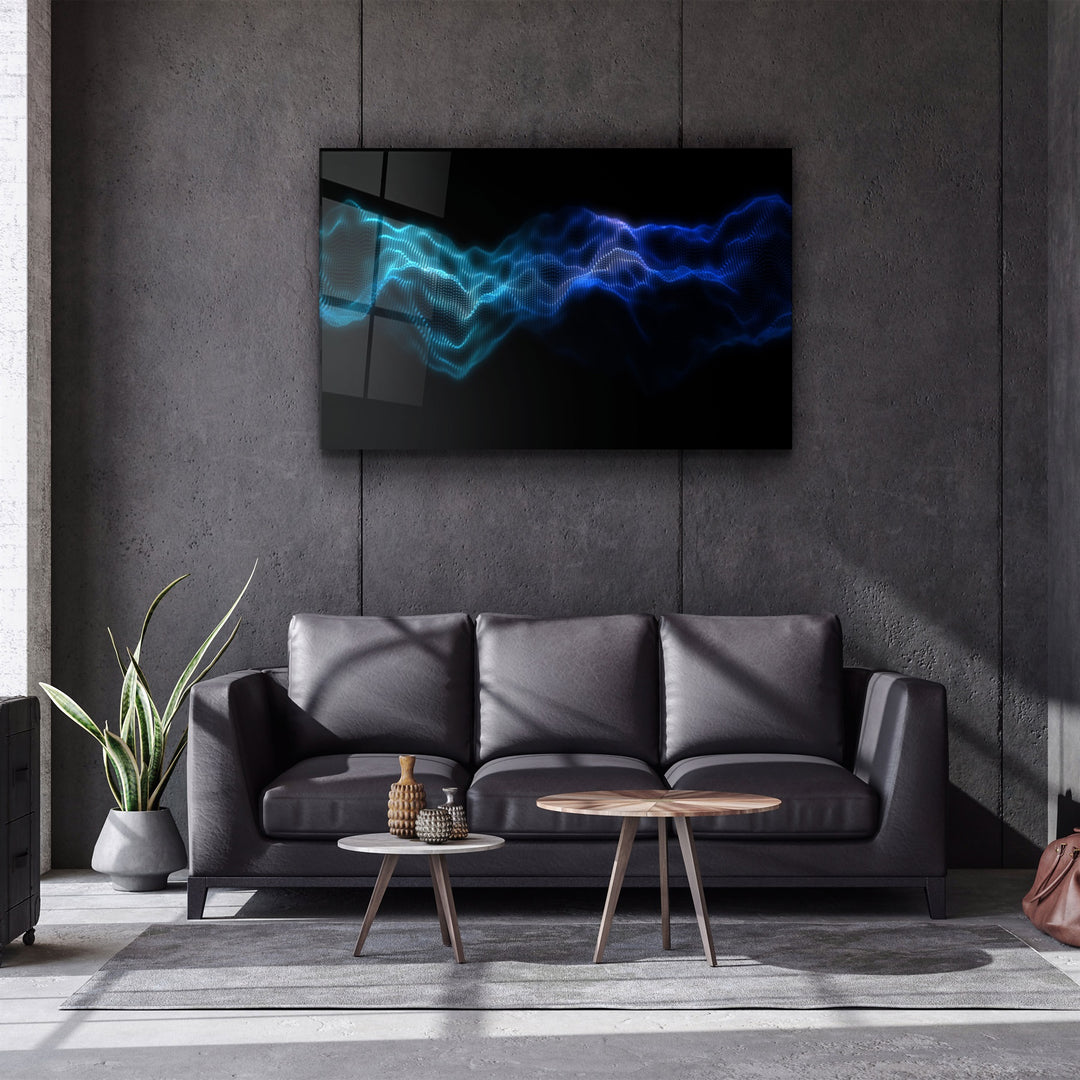 ・"Rhythmic Fog"・Glass Wall Art | Artdesigna Glass Printing Wall Arts.