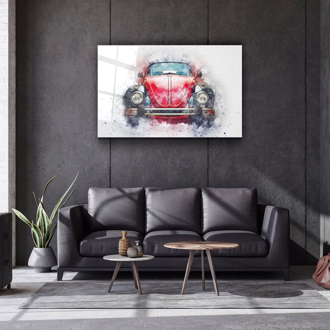 ・"The Car"・Glass Wall Art | Artdesigna Glass Printing Wall Arts.