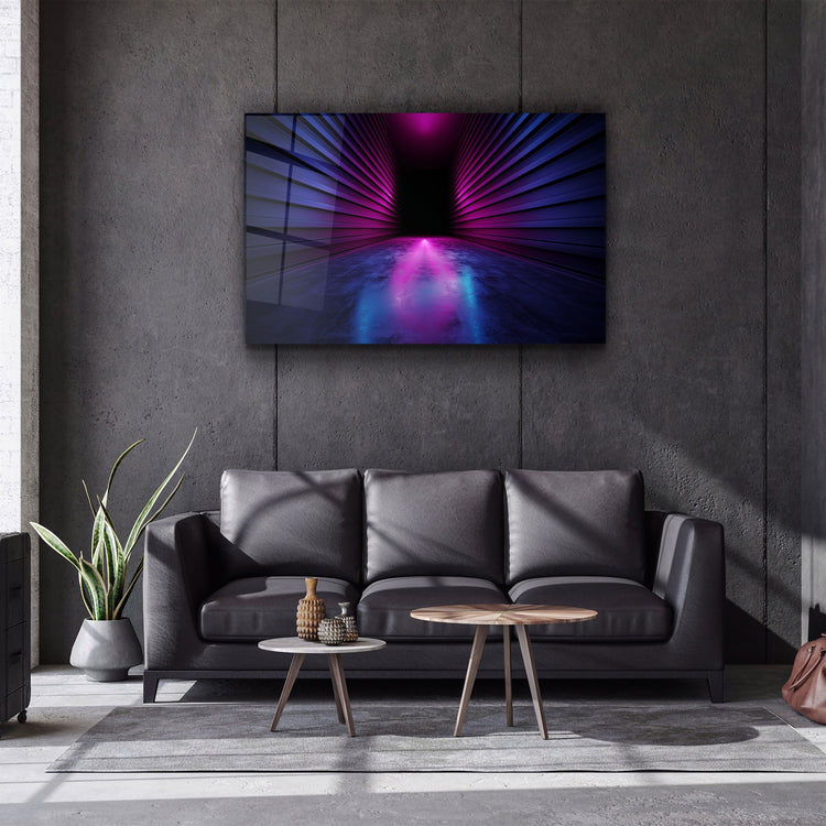 ・"Neon Xwhere"・Glass Wall Art | Artdesigna Glass Printing Wall Arts.