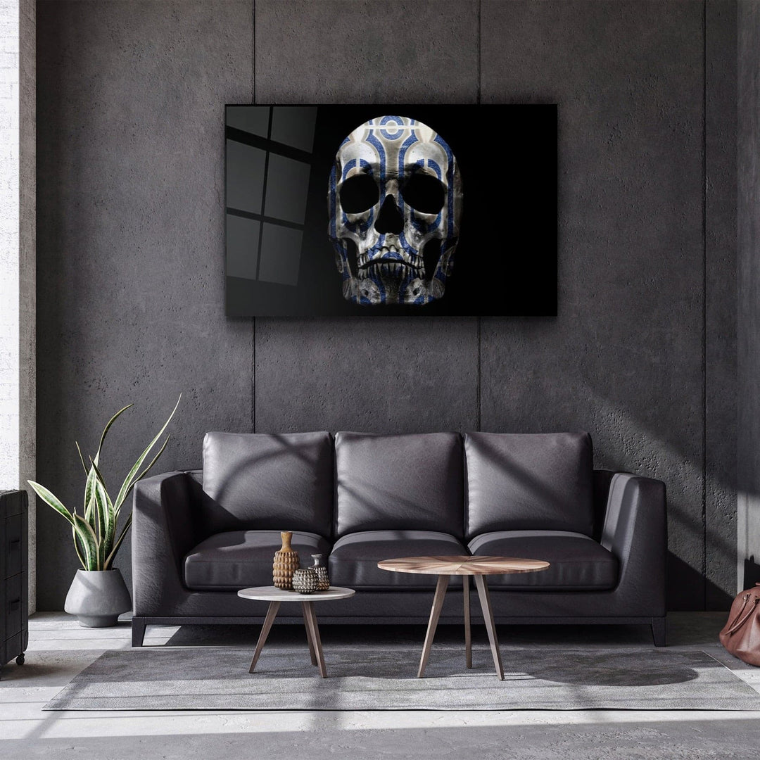 ・"Design Skull"・Glass Wall Art | Artdesigna Glass Printing Wall Arts.