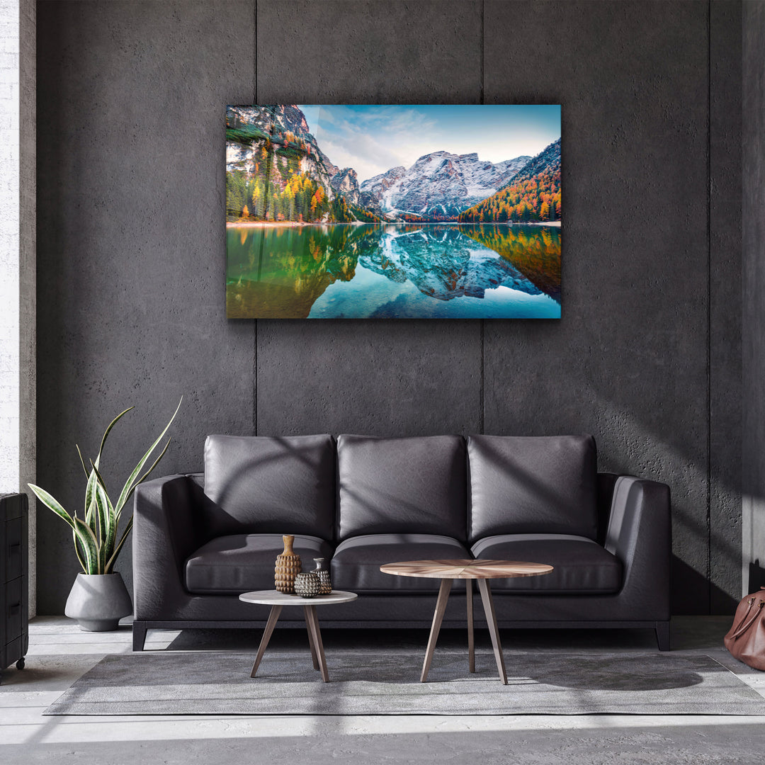 ・"Dolomite - Italy"・Glass Wall Art