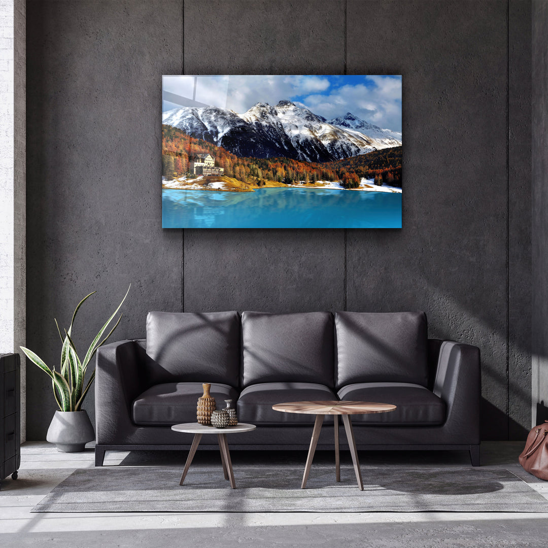 ・"Beauty Of SWITZERLAND"・Glass Wall Art | Artdesigna Glass Printing Wall Arts.