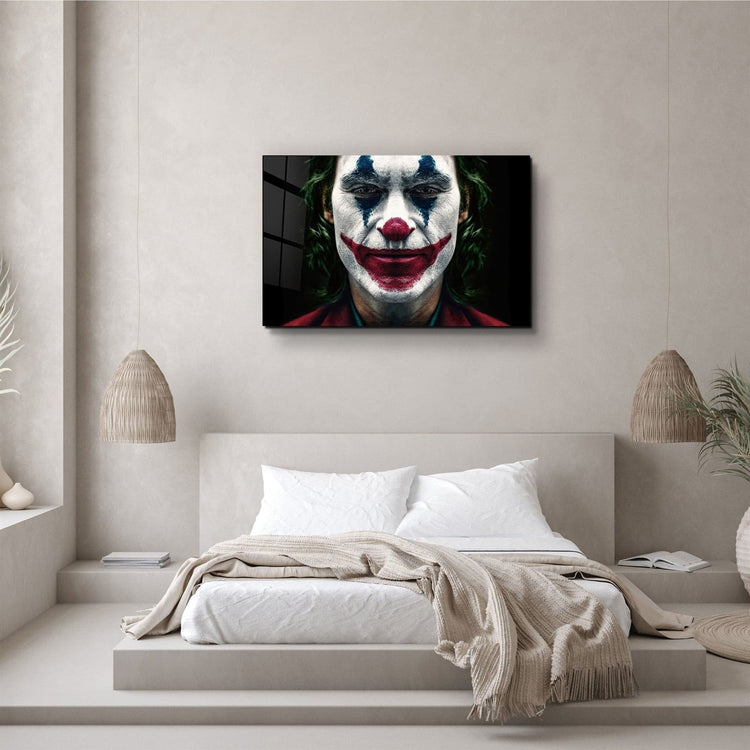 ・"Joker - Smile"・Glass Wall Art | Artdesigna Glass Printing Wall Arts.