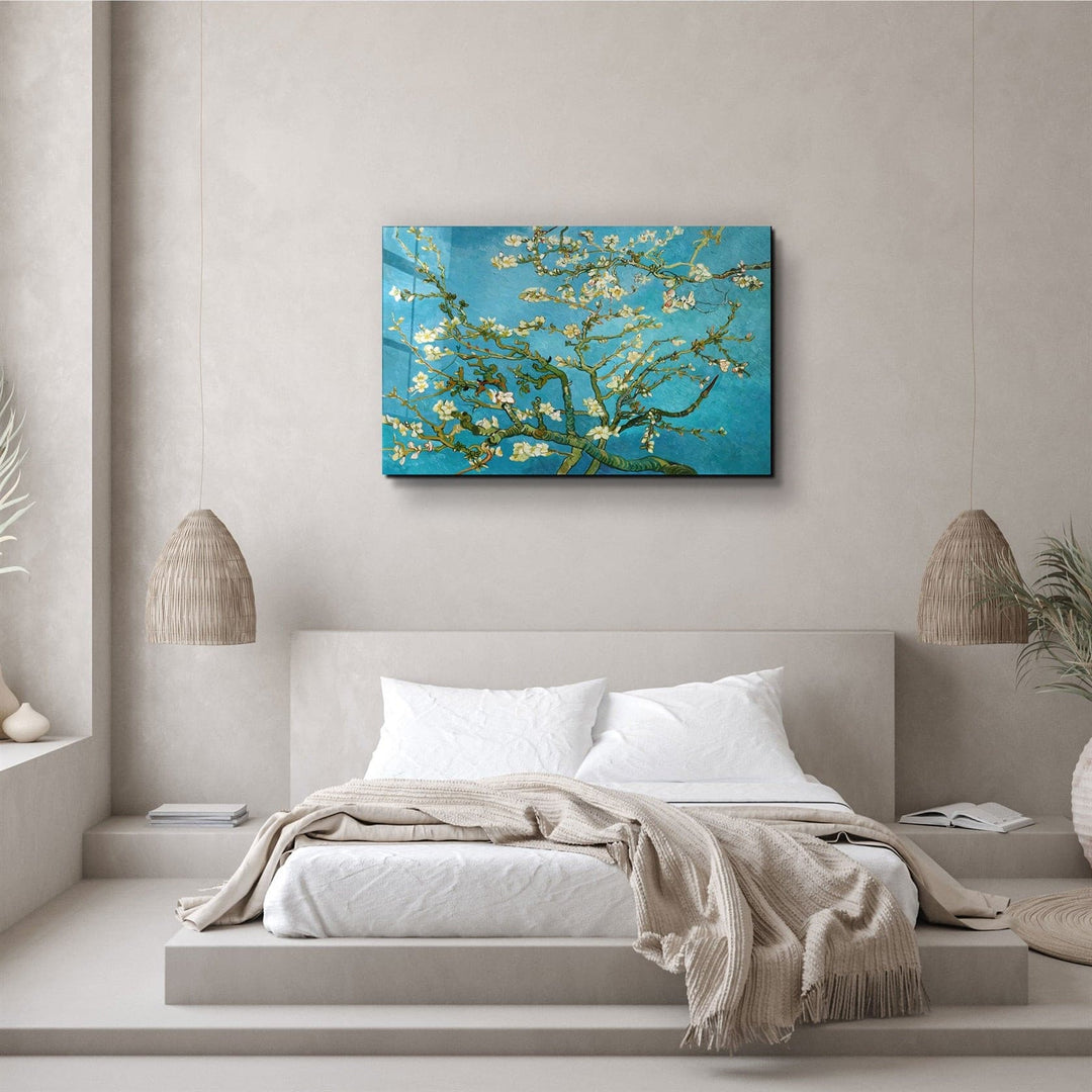 ・"Abstract Flowers"・Glass Wall Art | Artdesigna Glass Printing Wall Arts.