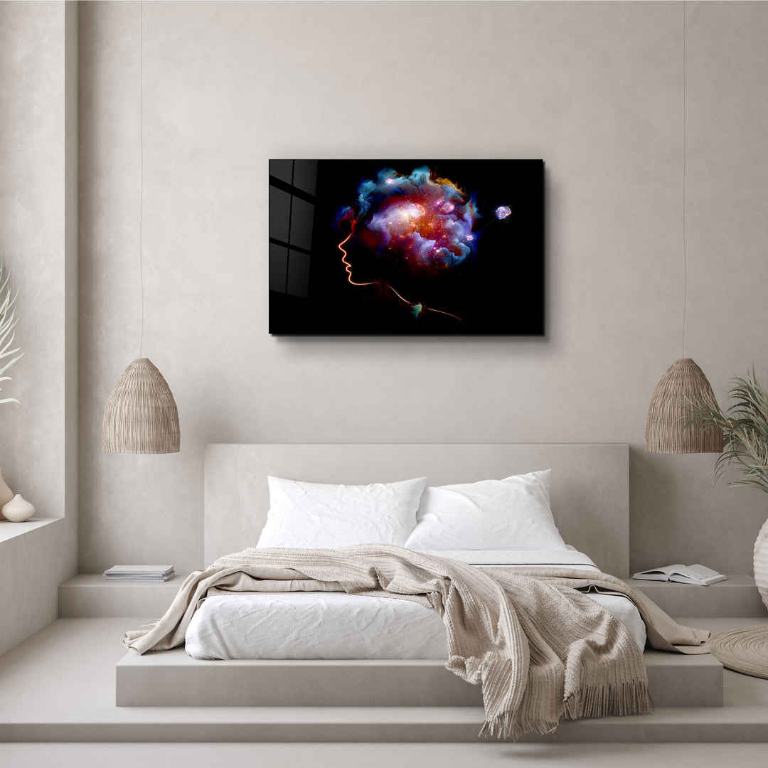 ・"Space in Mind"・Glass Wall Art | Artdesigna Glass Printing Wall Arts.