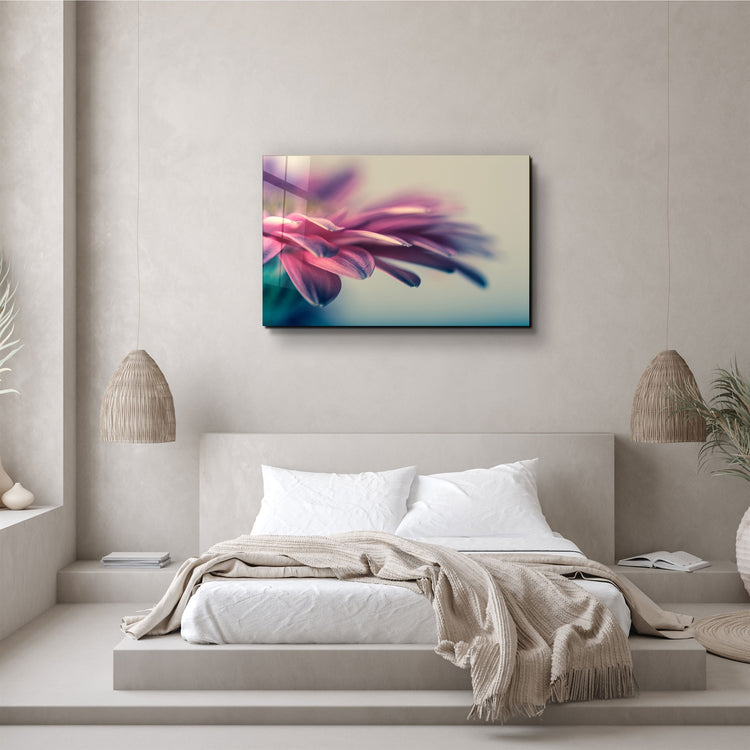 ・"Flower"・Glass Wall Art | Artdesigna Glass Printing Wall Arts.