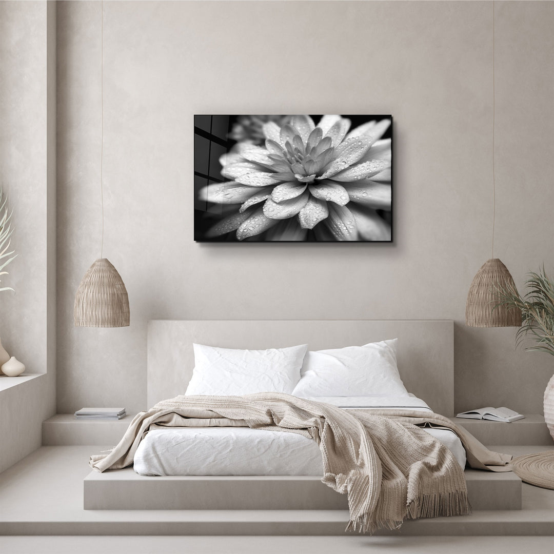 ・"Flower"・Glass Wall Art | Artdesigna Glass Printing Wall Arts.