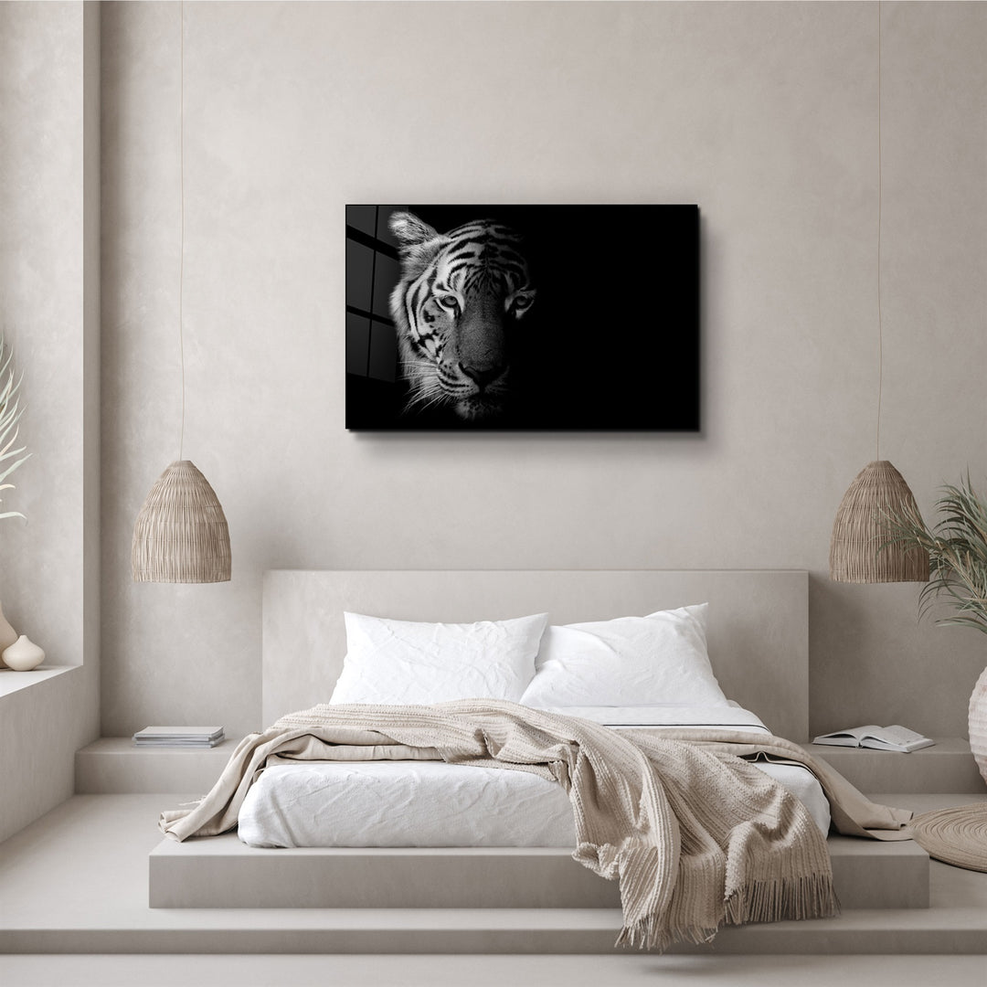 ・"Tiger 1"・Glass Wall Art | Artdesigna Glass Printing Wall Arts.