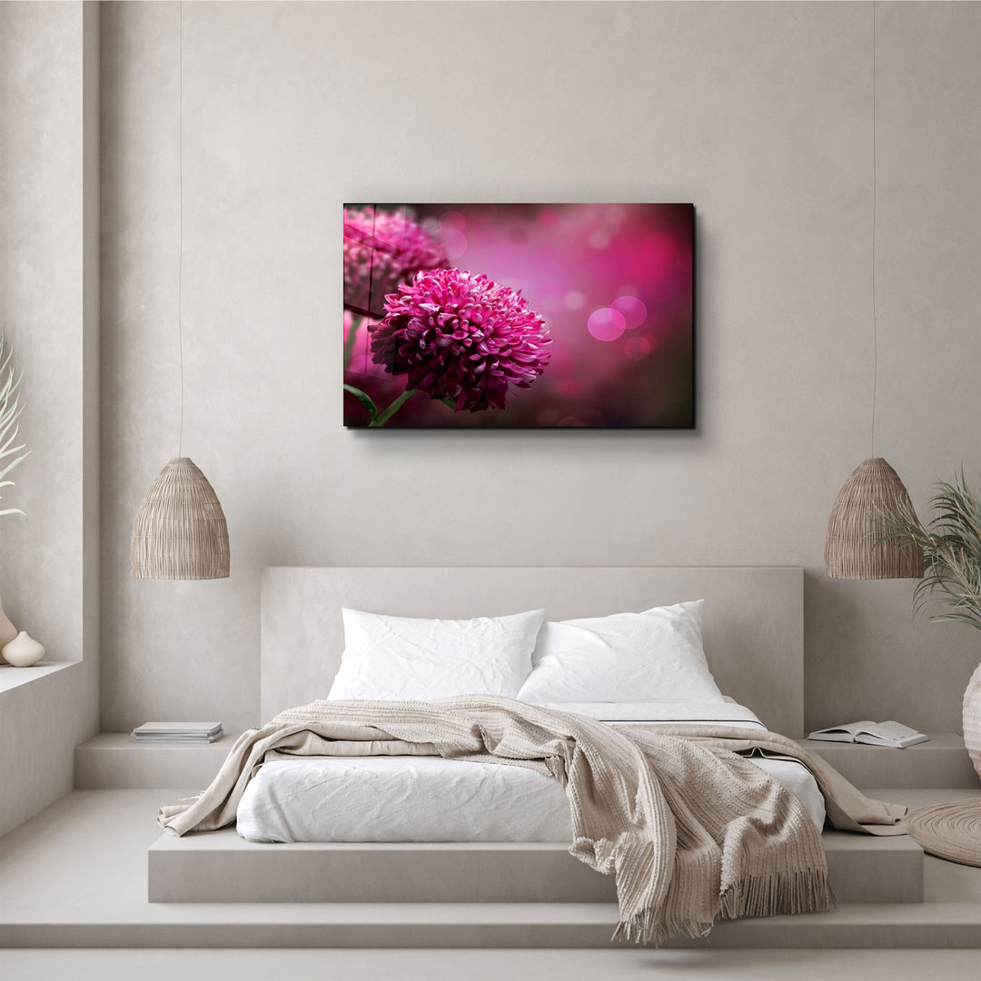 ・"Flower"・Glass Wall Art | Artdesigna Glass Printing Wall Arts.