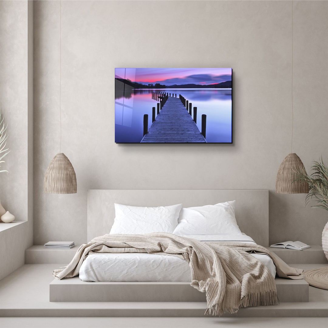 ・"Pier 6"・Glass Wall Art | Artdesigna Glass Printing Wall Arts.