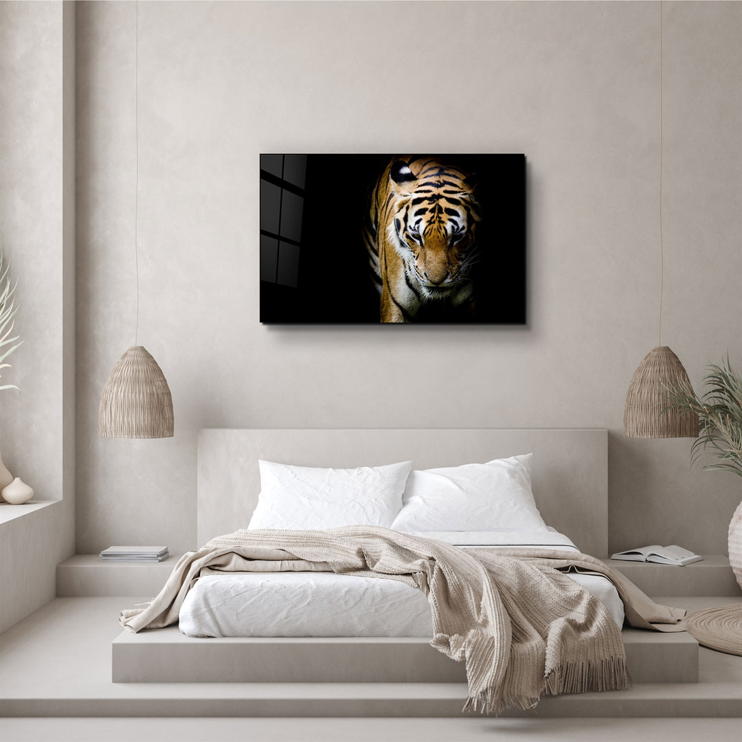 ・"Tiger 3"・Glass Wall Art | Artdesigna Glass Printing Wall Arts.