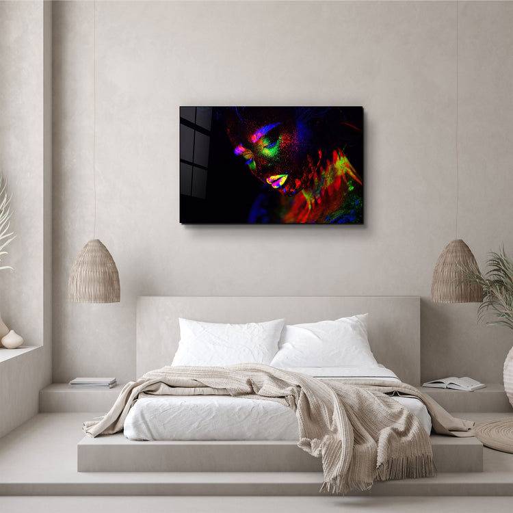 ・"Glowing in the Dark"・Glass Wall Art | Artdesigna Glass Printing Wall Arts.