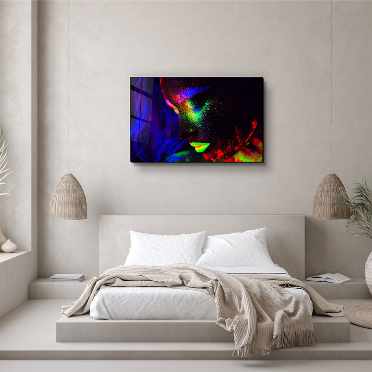 ・"Glowing in the Dark"・Glass Wall Art | Artdesigna Glass Printing Wall Arts.