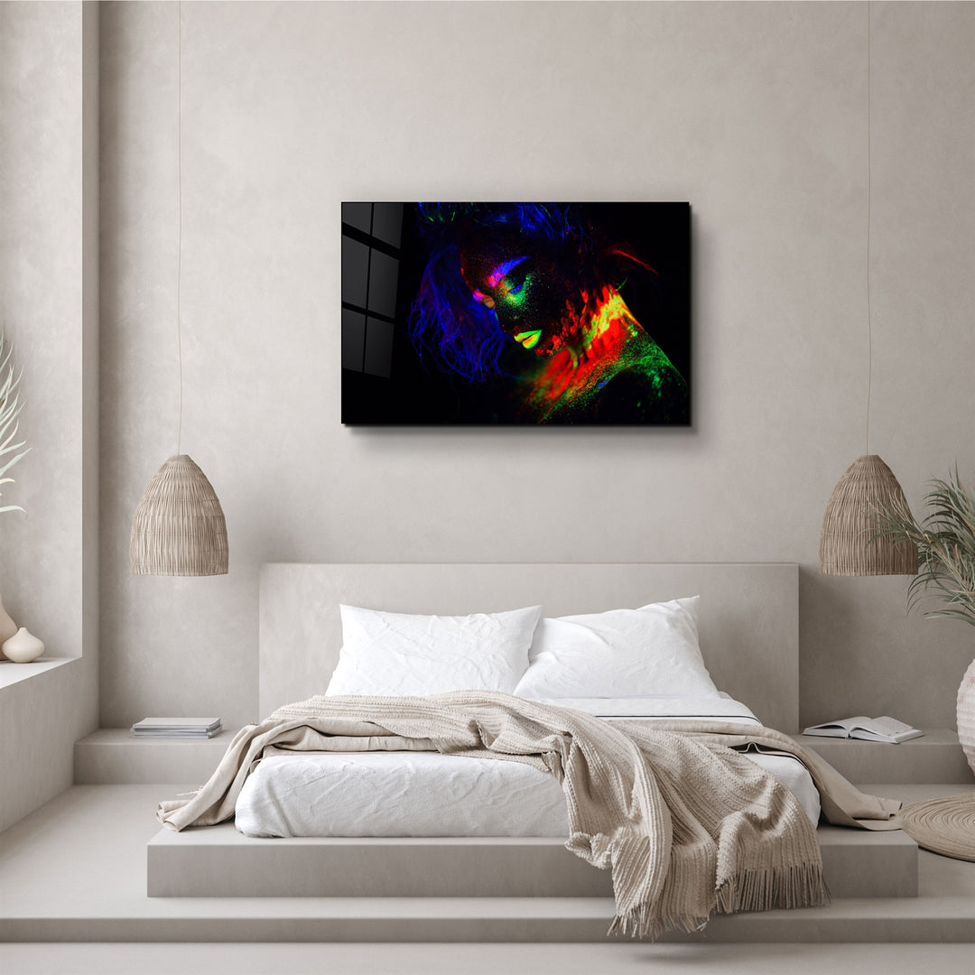 ・"Glowing in the Dark"・Glass Wall Art | Artdesigna Glass Printing Wall Arts.