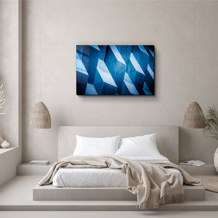 ・"Geometric Shapes"・Glass Wall Art | Artdesigna Glass Printing Wall Arts.